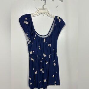 Torrid off shoulder babydoll shirt